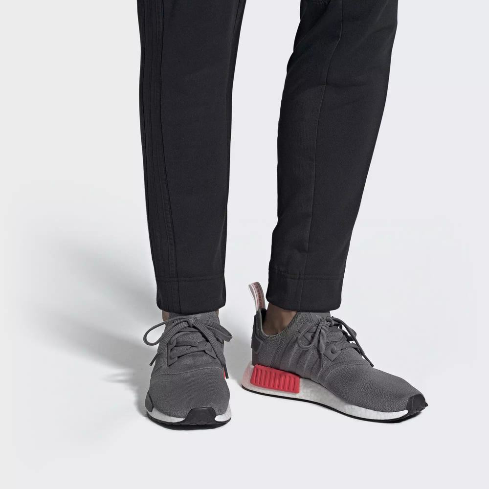 Adidas NMD R1 Tenis Grises Para Hombre (MX-52221)